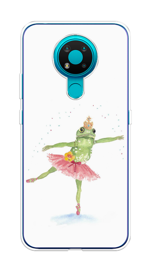 

Чехол на Nokia 3.4 "Лягушка-балерина", Зеленый, 123750-4