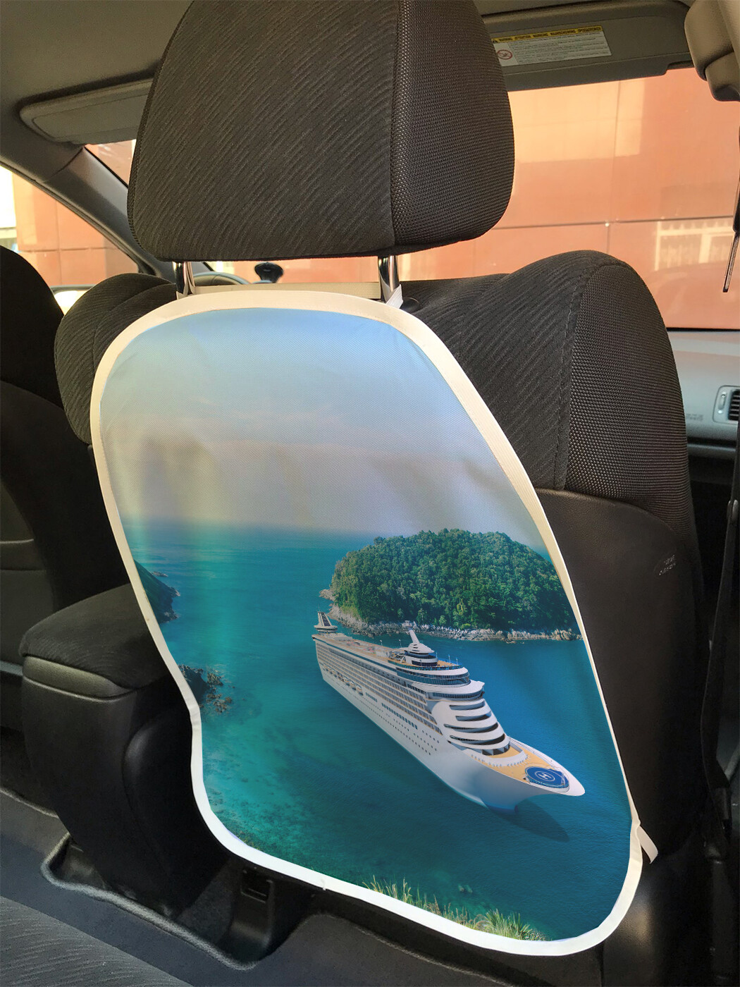 

Накидка на спинку сиденья JoyArty Лайнер у островов, 45х62, Лайнер у островов