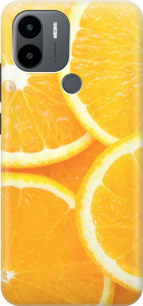 

Силиконовый чехол на Xiaomi Redmi A1+ с принтом "Апельсины", Оранжевый, 158120