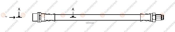 Шланг Тормозной Audi A4 8D2 B5 16 94 EUROREPAR 1623280280 907₽