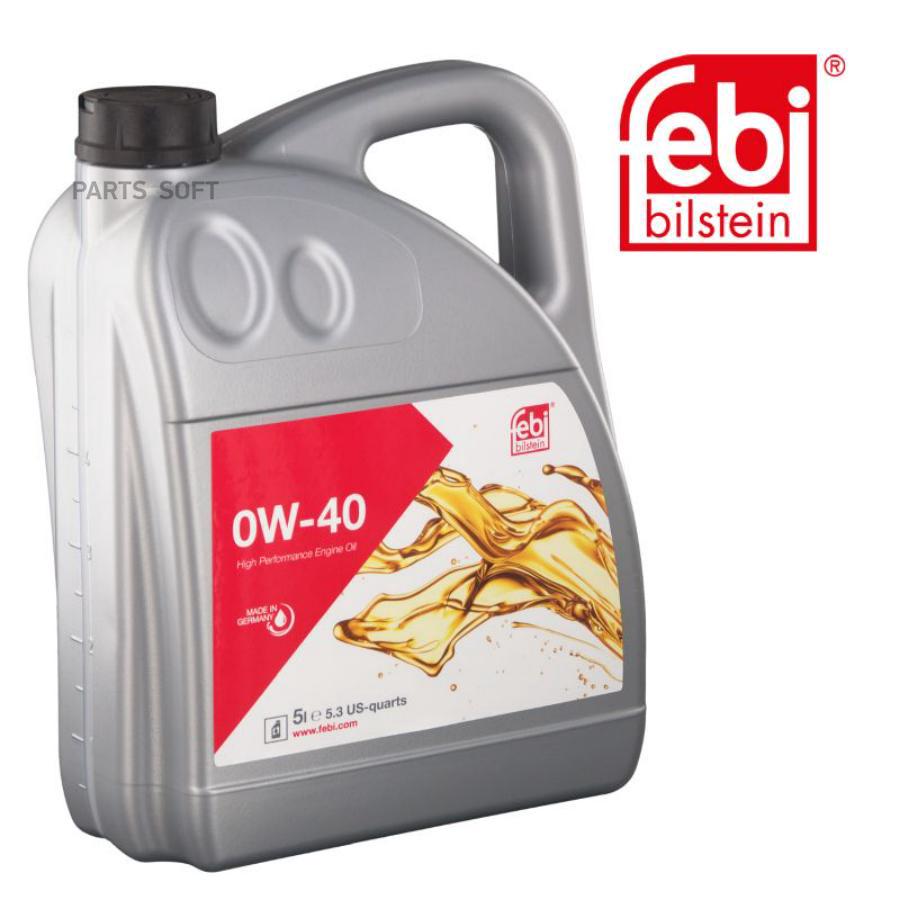 Моторное масло Febi High Performance Engine Oil 0W40 5л