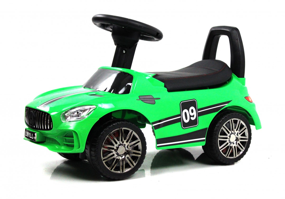 RiverToys Детский толокар L001LL-A зеленый толокар rivertoys mercedes jy z06c зеленый