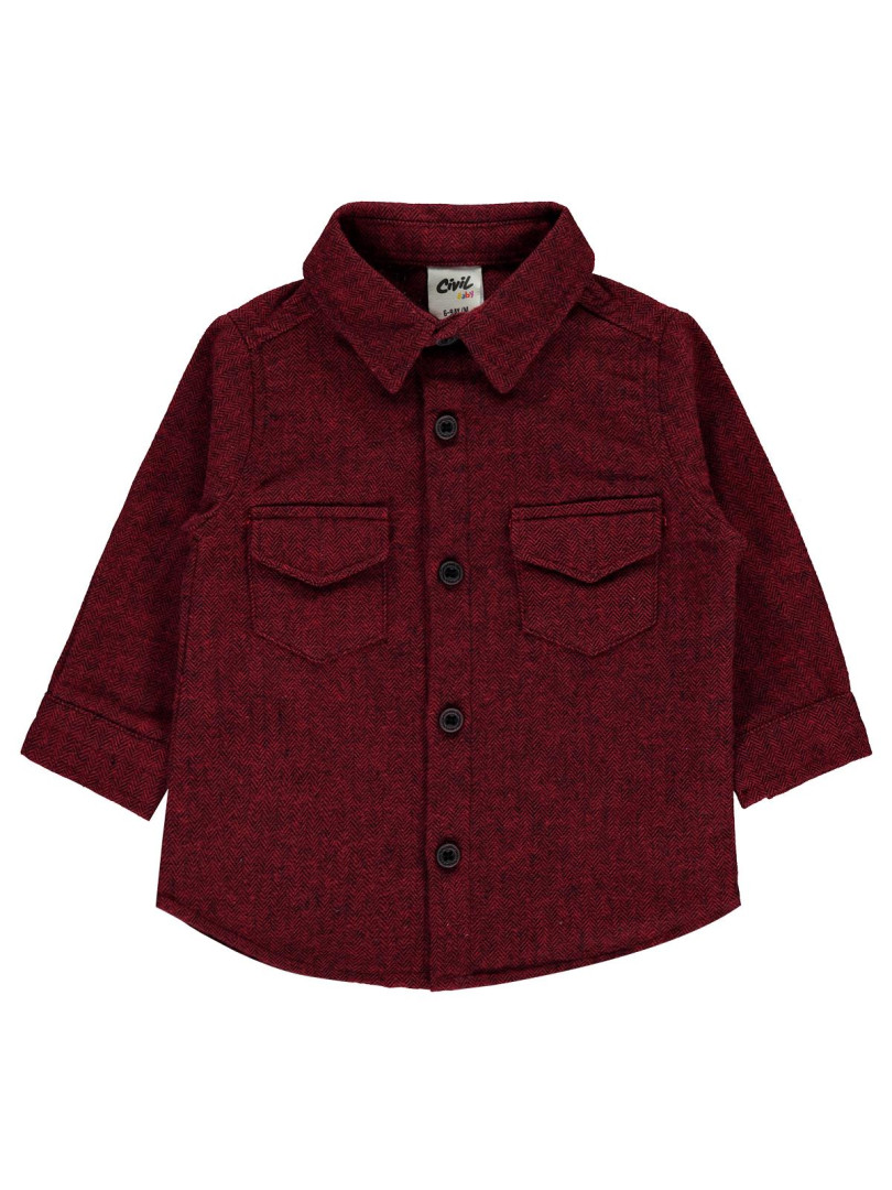 

Рубашка Civil Baby 40B175049K11-1 бордовый 6-9 мес (доставка из-за рубежа), 40B175049K11-1