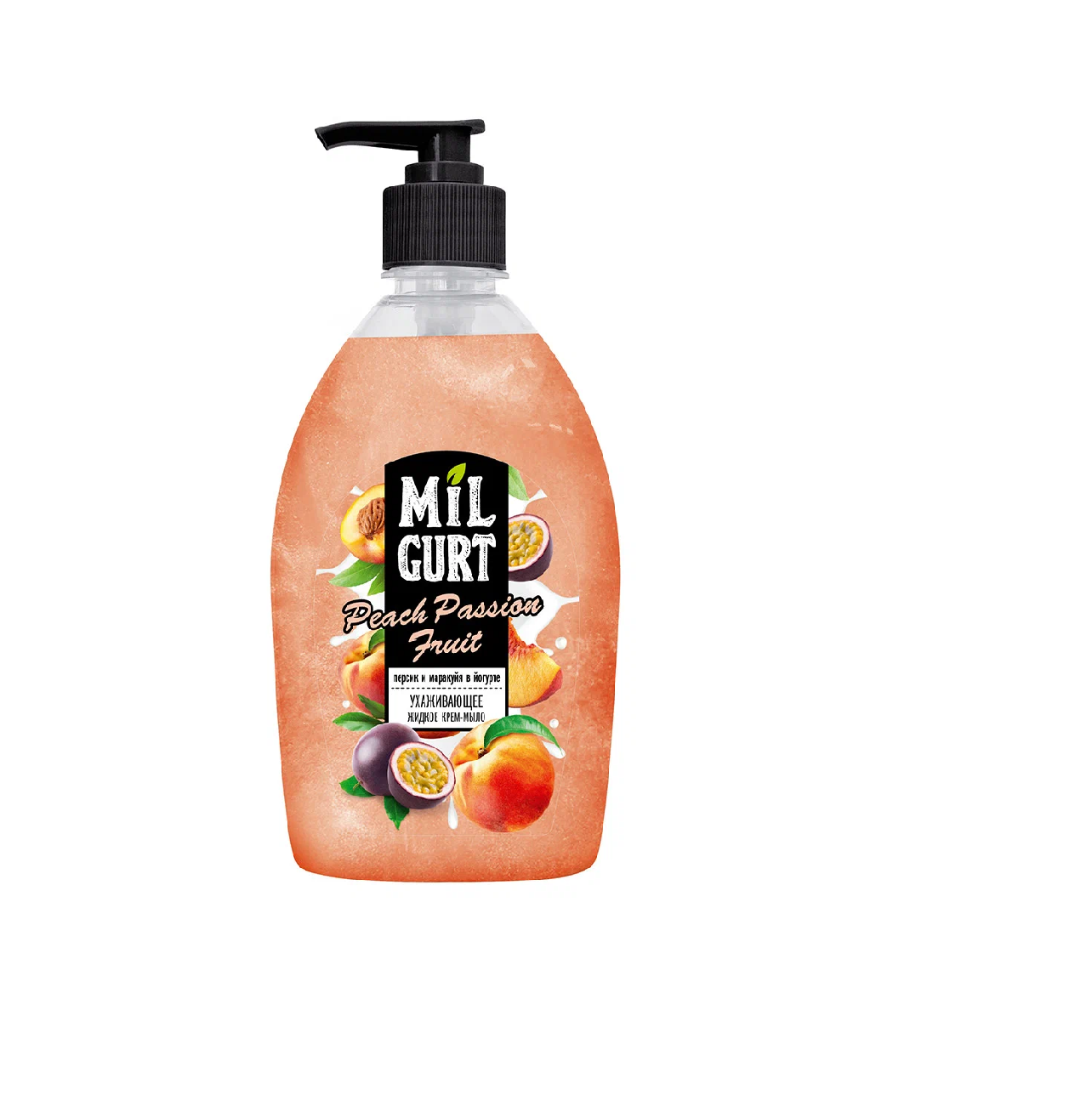 

Крем-мыло жидкое Milgurt Персик и Маракуйя в йогурте 280 г 6 штук