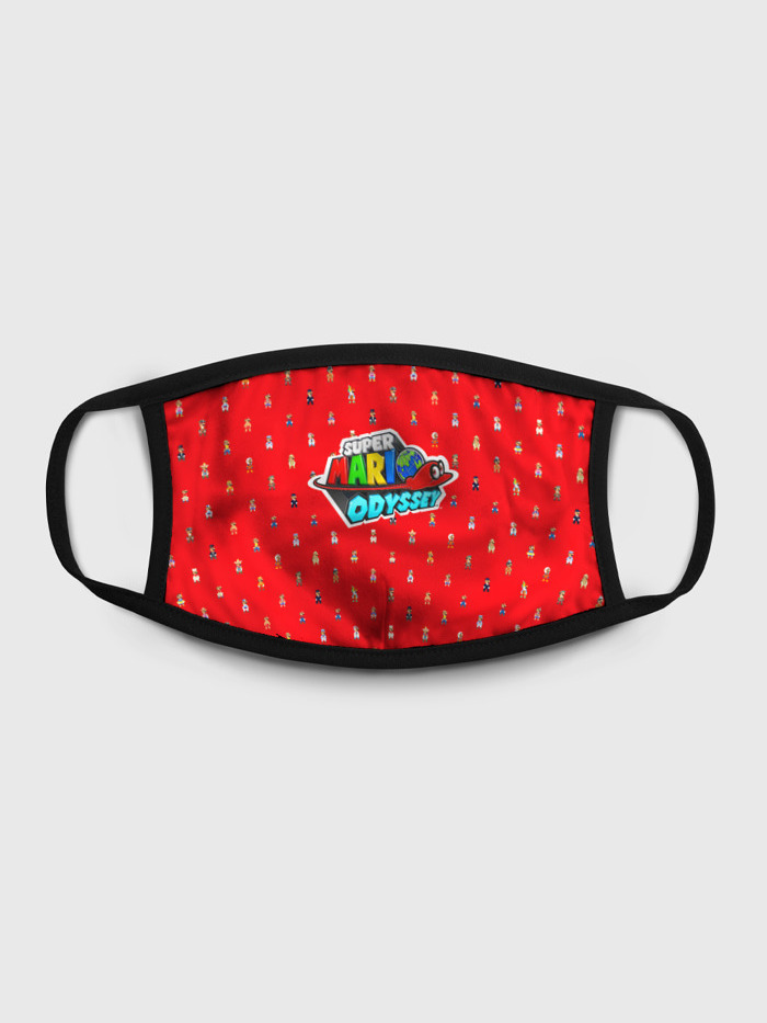 

Многоразовая маска унисекс Burnettie Super Mario Odyssey, Разноцветный, Super Mario Odyssey
