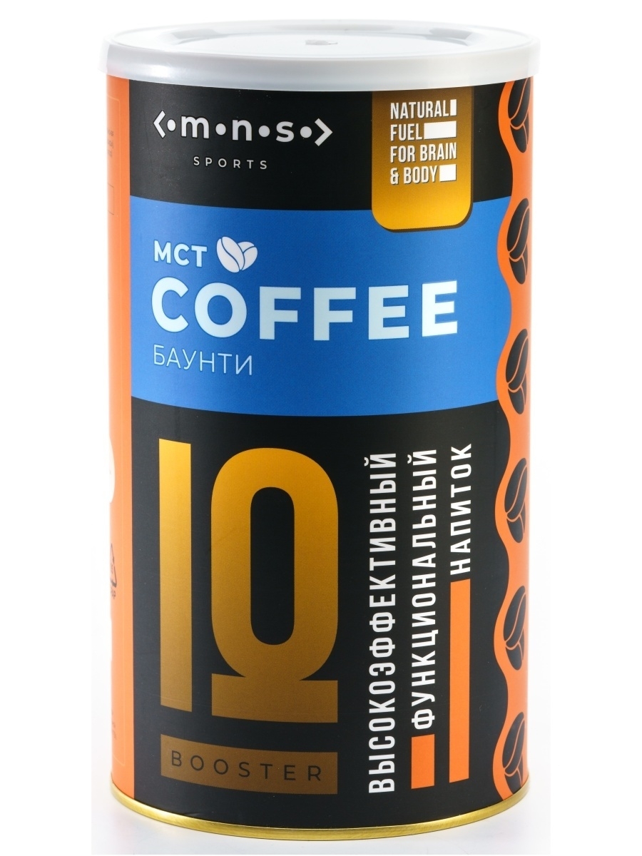 фото Кофе lomonosov sports iq booster mct coffee bounti 450g