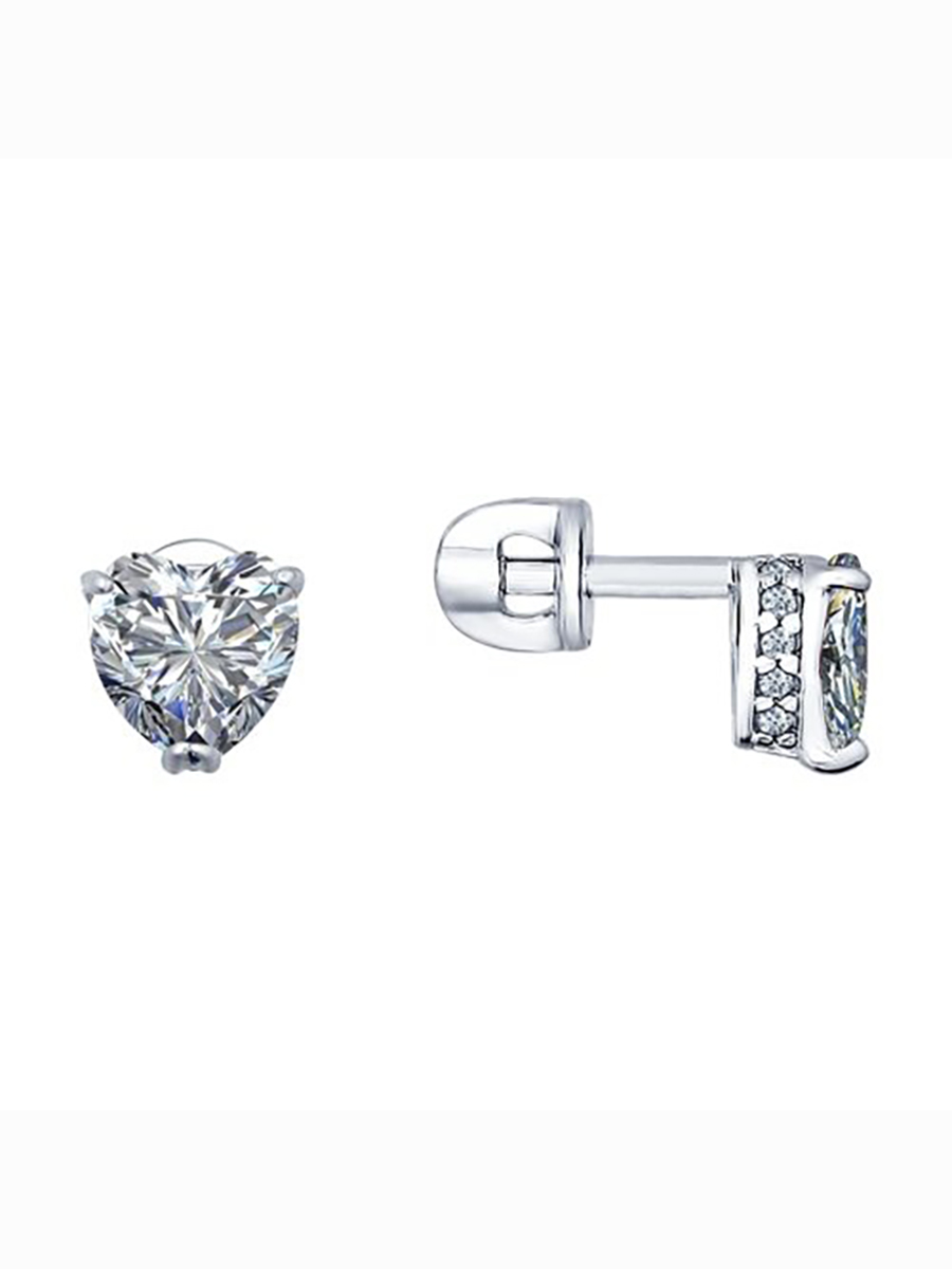 

Серьги из серебра с фианитом 585Gold 702008870, 702008870
