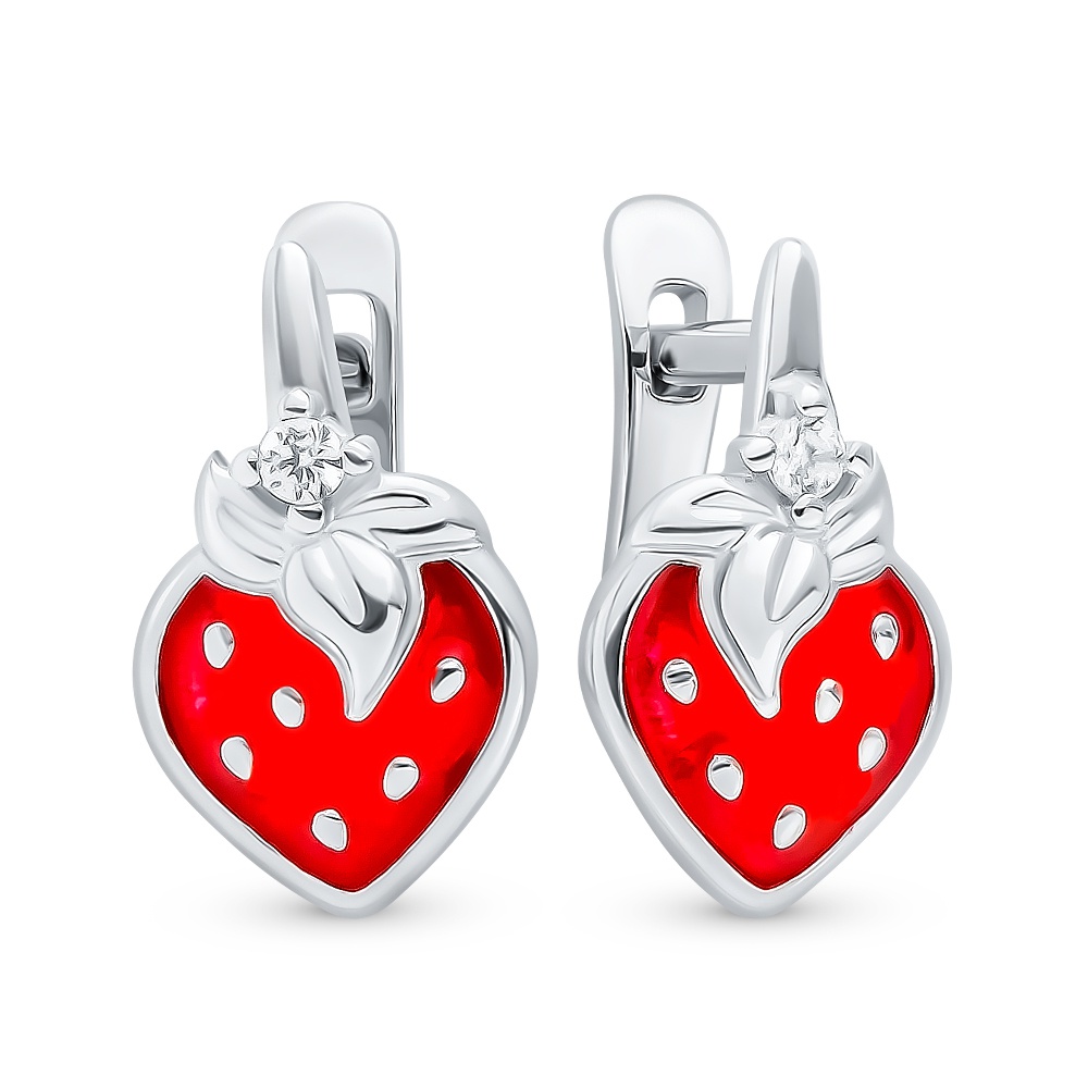 

Серьги из серебра с фианитом 585Gold 902000636, 902000636