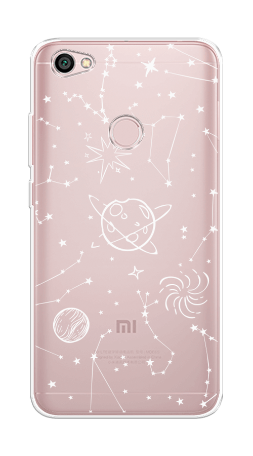 

Чехол на Xiaomi Redmi Note 5A Prime "Планеты в космосе", Белый, 32950-2