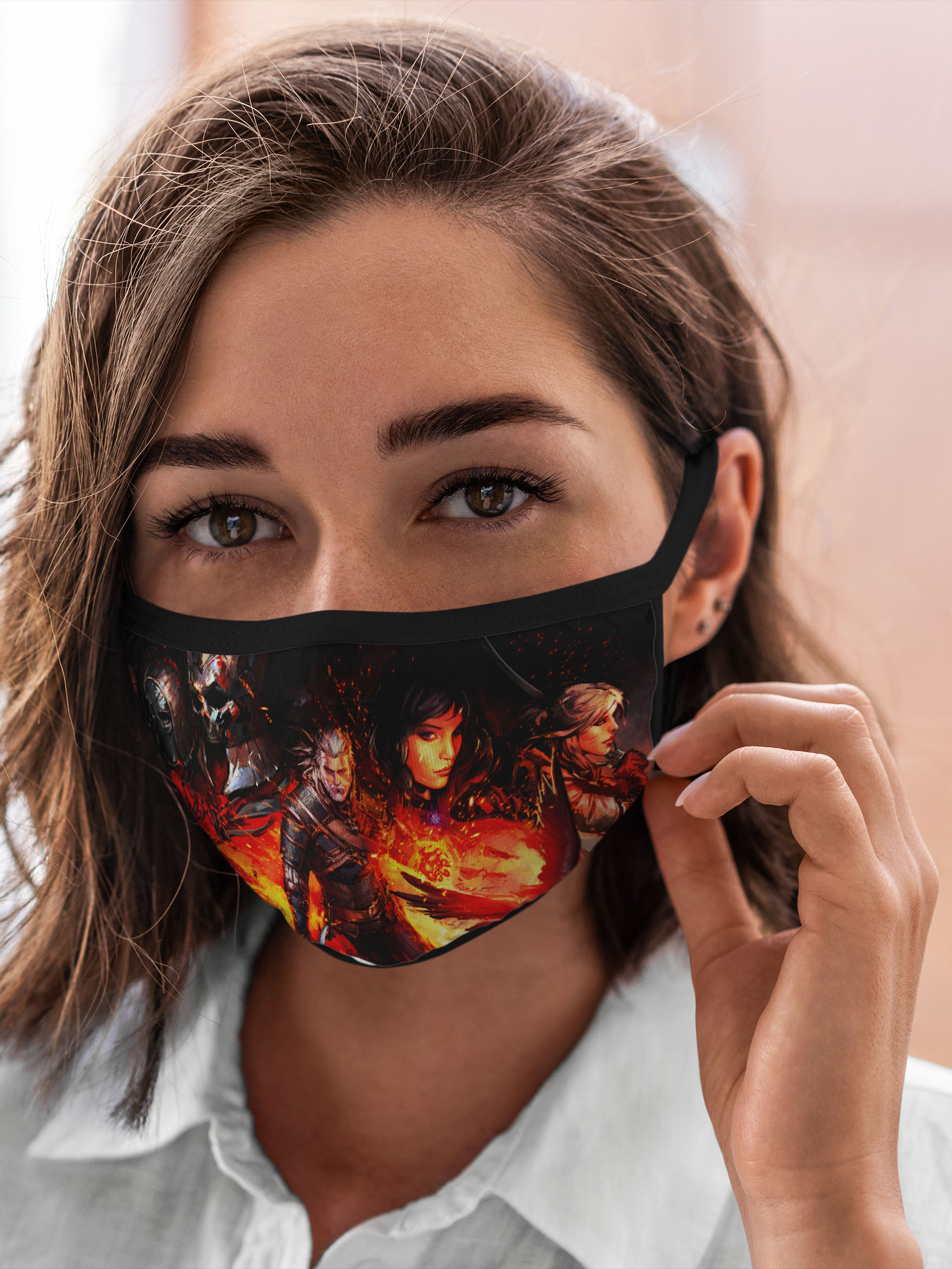 

Многоразовая маска унисекс Burnettie The Witcher 3 Wild Hunt, Разноцветный, The Witcher 3 Wild Hunt