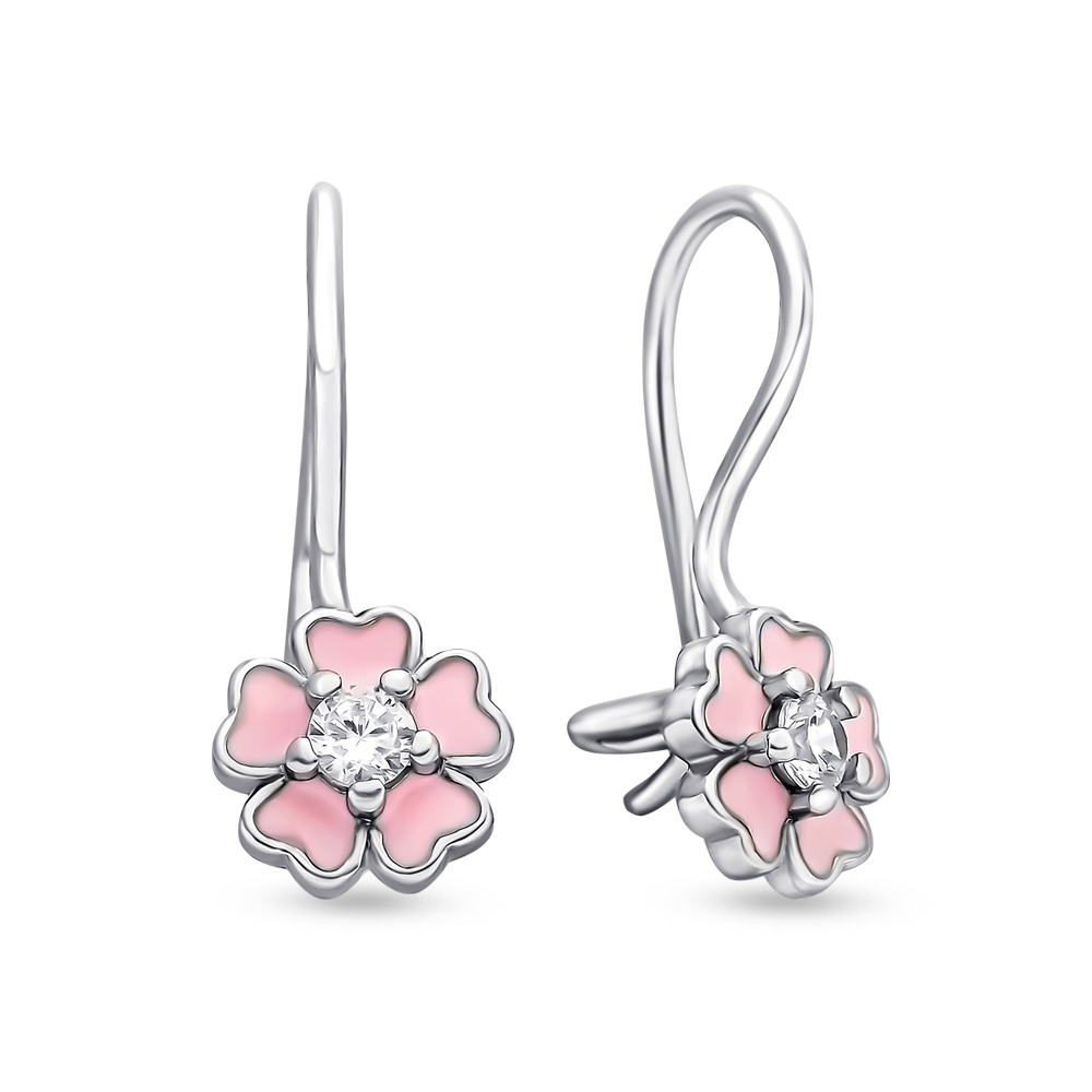 

Серьги из серебра с фианитом 585Gold 902000646, 902000646