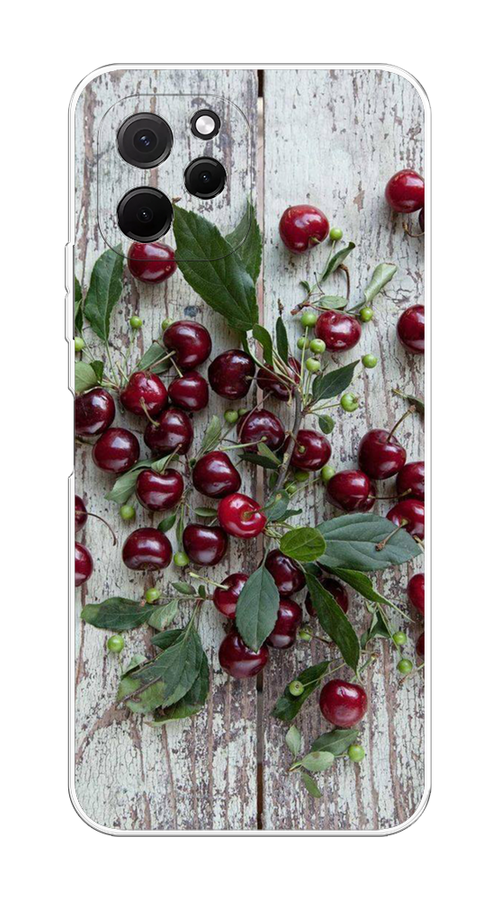 

Чехол на HuaweI Nova Y61 "Вишня", Бордовый;зеленый;серый, 6120050-1