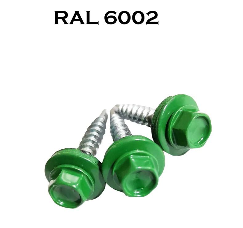 

Саморезы кровельные Daxmer 4,8х29 RAL 6002 250шт, Саморез