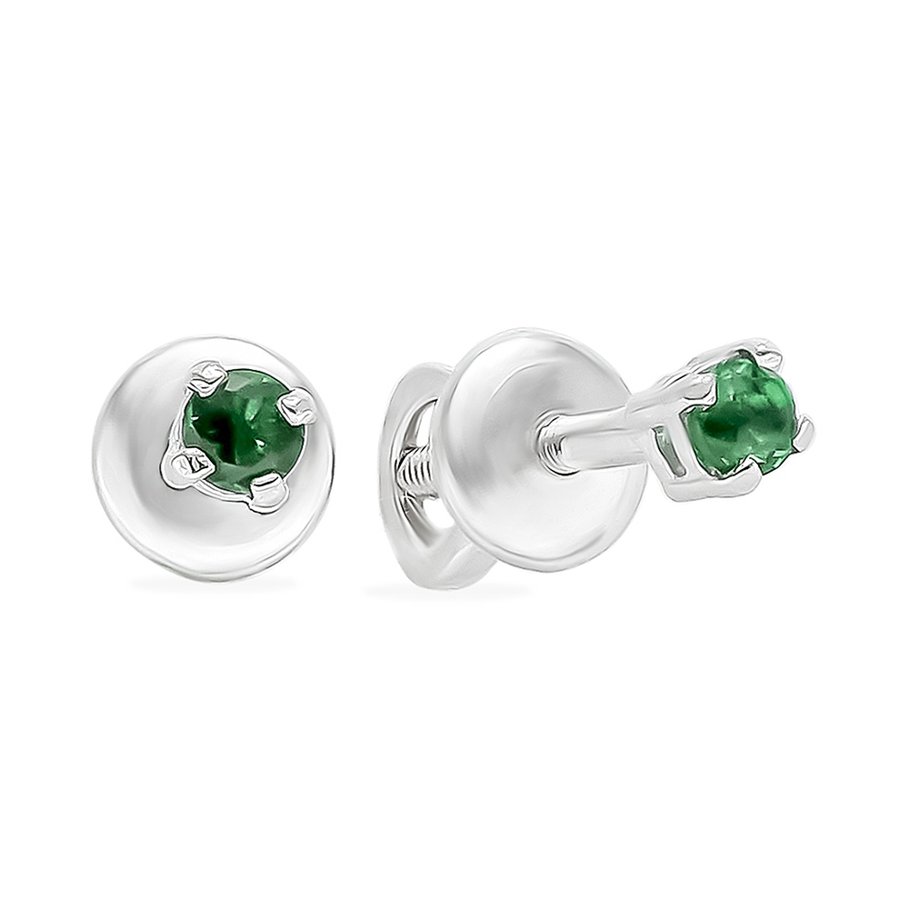 

Серьги из серебра с фианитом 585Gold 702009007, 702009007