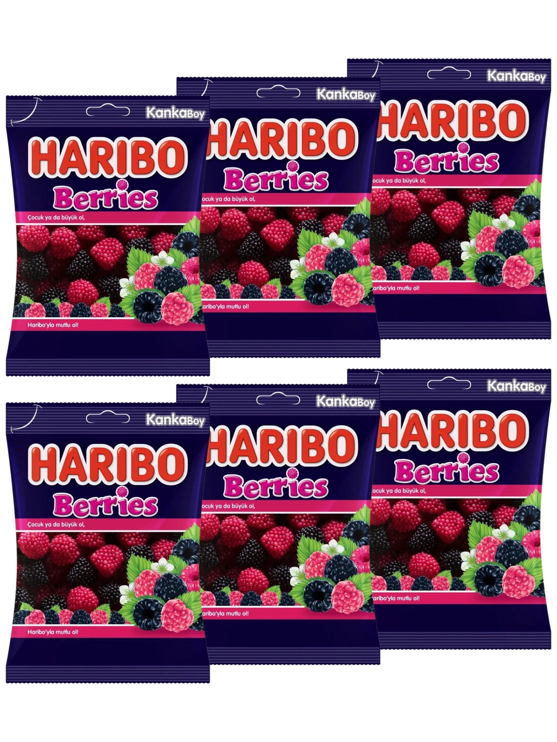 Мармелад Haribo Berries, 6 шт по 80 г