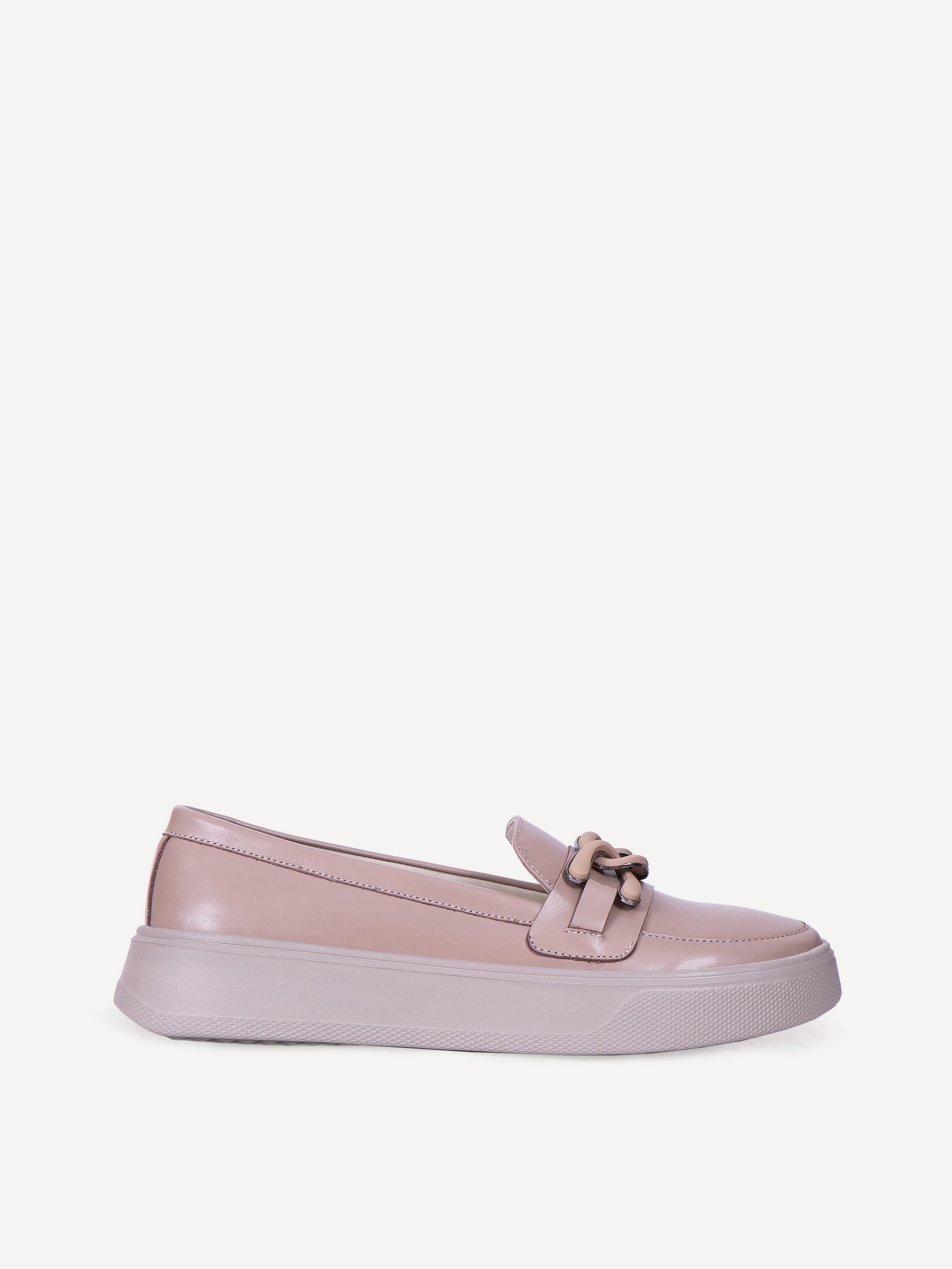 Лоферы женские Touch of Melanesi beige045 коричневые 38 RU