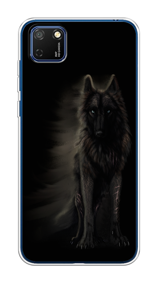 

Чехол на Honor 9S/Huawei Y5p "Туманный волк", Черный, 6103750-1