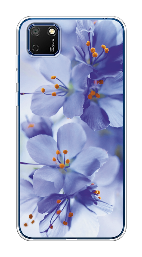 

Чехол на Honor 9S/Huawei Y5p "Фиолетовые цветки", Фиолетовый;синий, 6103750-1
