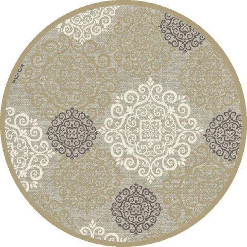 

Ragolle Рельефный ковер из вискозы GENOVA 38001 6565 90 КРУГ 1.6х1.6м