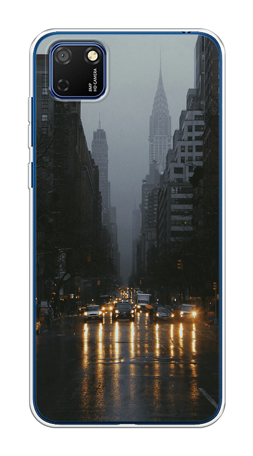 

Чехол на Honor 9S/Huawei Y5p "Дождливый Нью Йорк", Черный;серый, 6103750-1