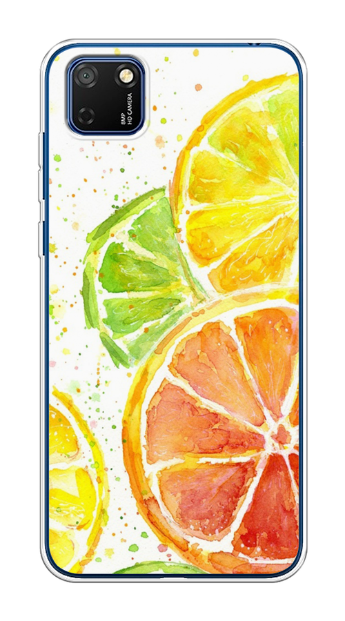 

Чехол на Honor 9S/Huawei Y5p "Цитрусовые", Белый;желтый;красный;зеленый, 6103750-1