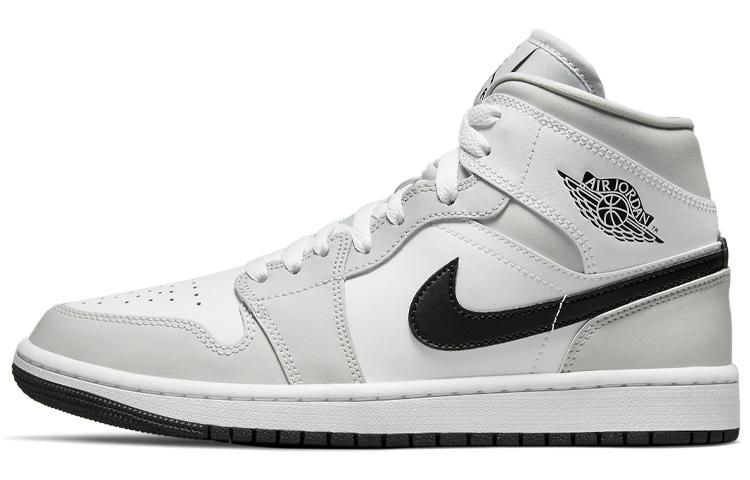 

Кеды унисекс Jordan Air Jordan 1 mid light smoke grey dior серые 40 EU, Серый, Air Jordan 1 mid light smoke grey dior