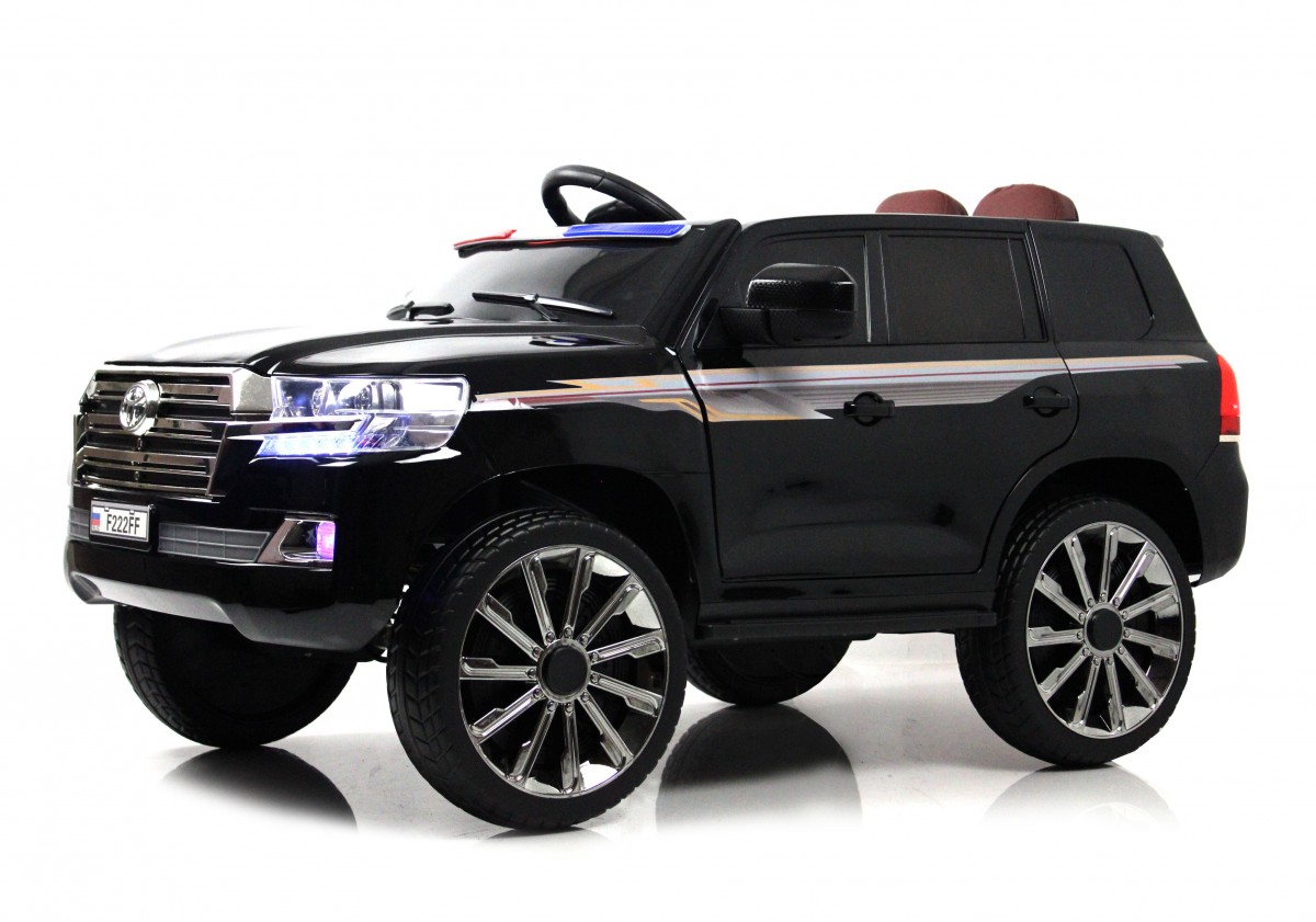

RiverToys Детский электромобиль F222FF черный глянец