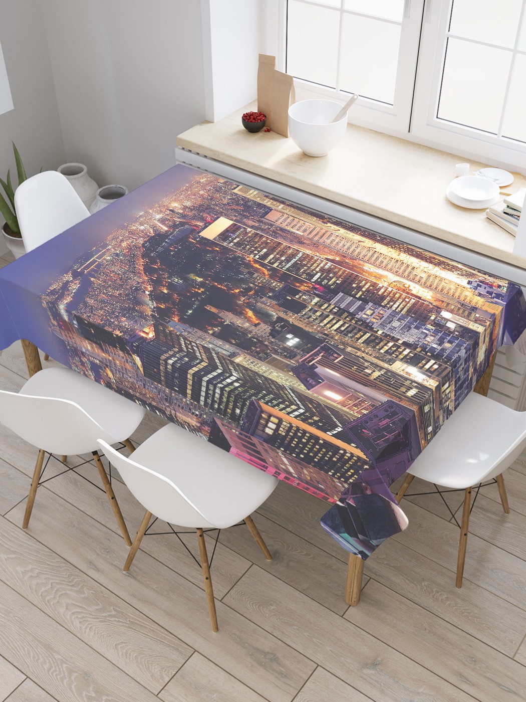 

Скатерть прямоугольная JoyArty "Бескрайний Нью-Йорк" из оксфорда, 180x145 см, Коричневый, Бескрайний Нью-Йорк