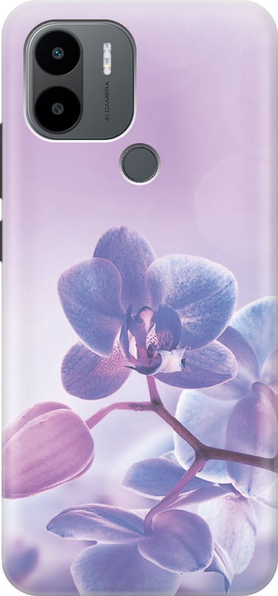 

Силиконовый чехол на Xiaomi Redmi A1+ с принтом "Лиловые орхидеи", Голубой;фиолетовый, 158126