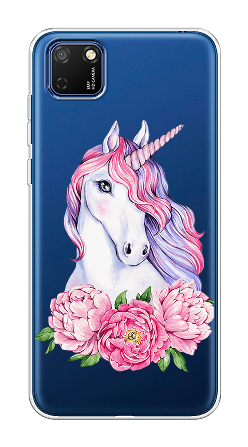 

Чехол на Honor 9S, Huawei Y5p "Единорог с пионами", Розовый;белый;зеленый, 6103750-1