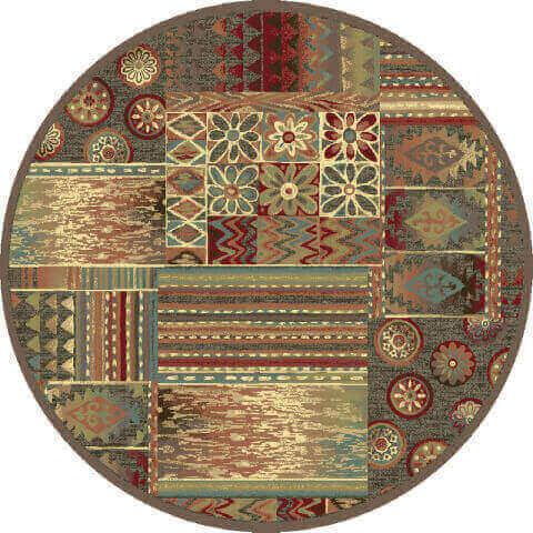 

Ragolle Рельефный ковер из вискозы GENOVA 38406 7292 71 КРУГ 1.6х1.6м