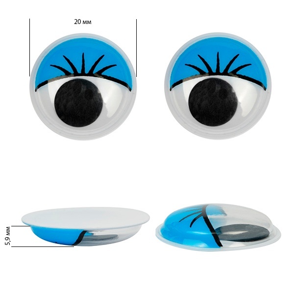 

Magic 4 Toys бегающие, 20 мм, синие, 200 шт, Синий