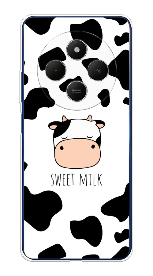 

Чехол на Xiaomi Redmi 14C/Poco C75 4G "Sweet milk", Розовый;белый;черный, 322950-1