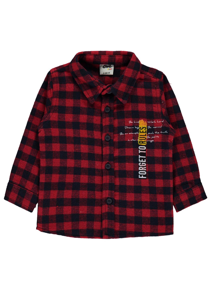 

Рубашка Civil Baby 40B175046K11 бордовый 6-9 мес (доставка из-за рубежа), 40B175046K11