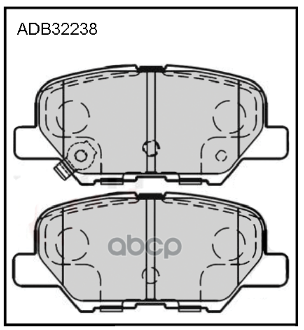 

Колодки Задние Citroen C4Mazda 6 IiiMitsubishi Outlander Iii Adb 32238 ALLIED NIPPON арт.