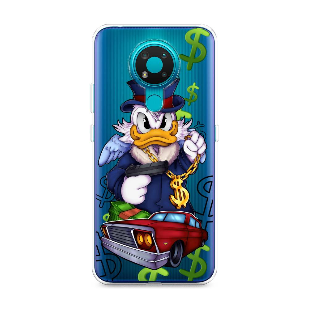 

Чехол на Nokia 3.4 "Scrooge McDuck with a Gold Chain", Красный;синий;белый, 123750-6