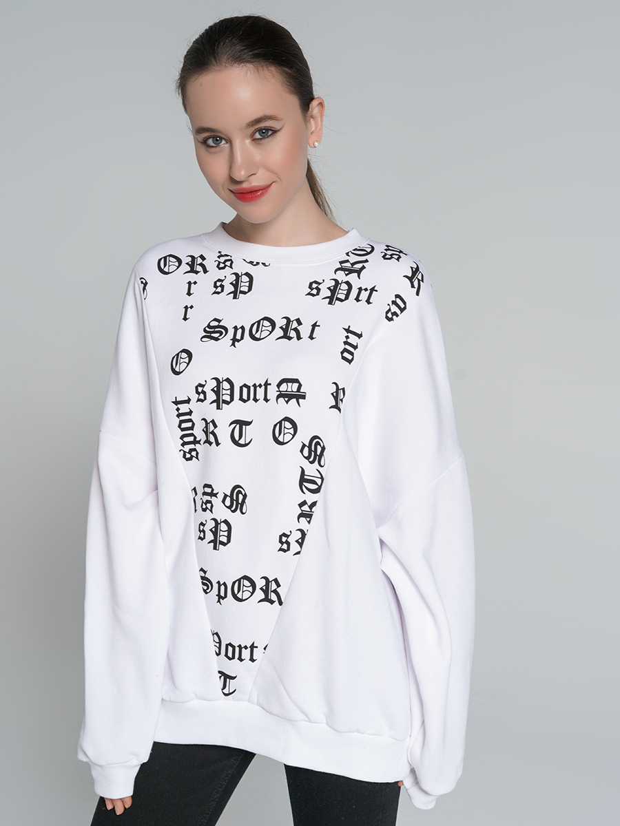 

Свитшот женский ТВОЕ 86768 цв. белый р.XS-S, 86768