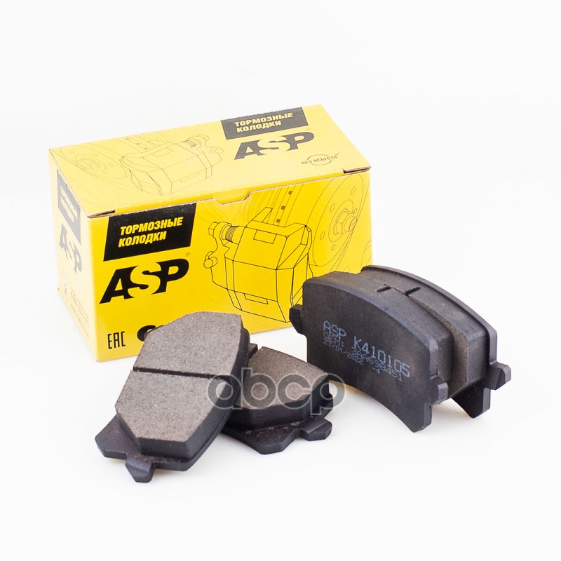

Колодки Задние Skoda Octavia A5 04-Audi A3A6Vw G4G5B5B6Tiguan Asp Asp K410105 ASP арт. K41