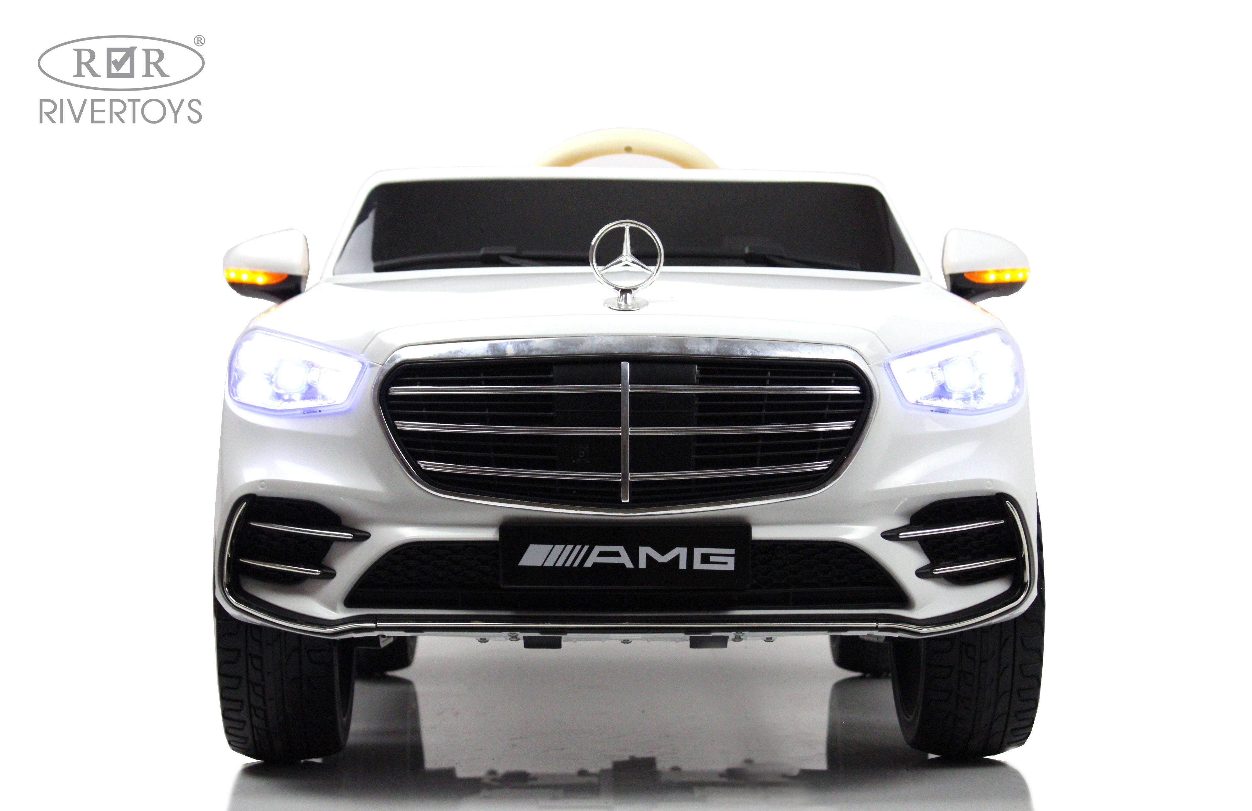 

RiverToys Детский электромобиль М333БХ белый