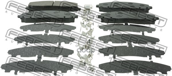 

Колодки Передние Chrysler Voyager VDodge Journey 12- Febest 2001-Voyrtf Febest арт. 2001-V