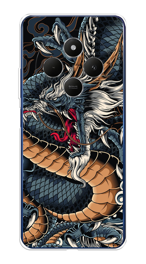 

Чехол на Xiaomi Redmi 14C/Poco C75 4G "Japanese Dragon", Коричневый;черный;синий, 322950-1