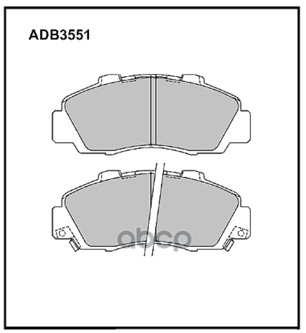 

Колодки Передние Honda Civic 95-01Crv IHrvPreludeShuttle Adb 3551 ALLIED NIPPON арт. ADB 3