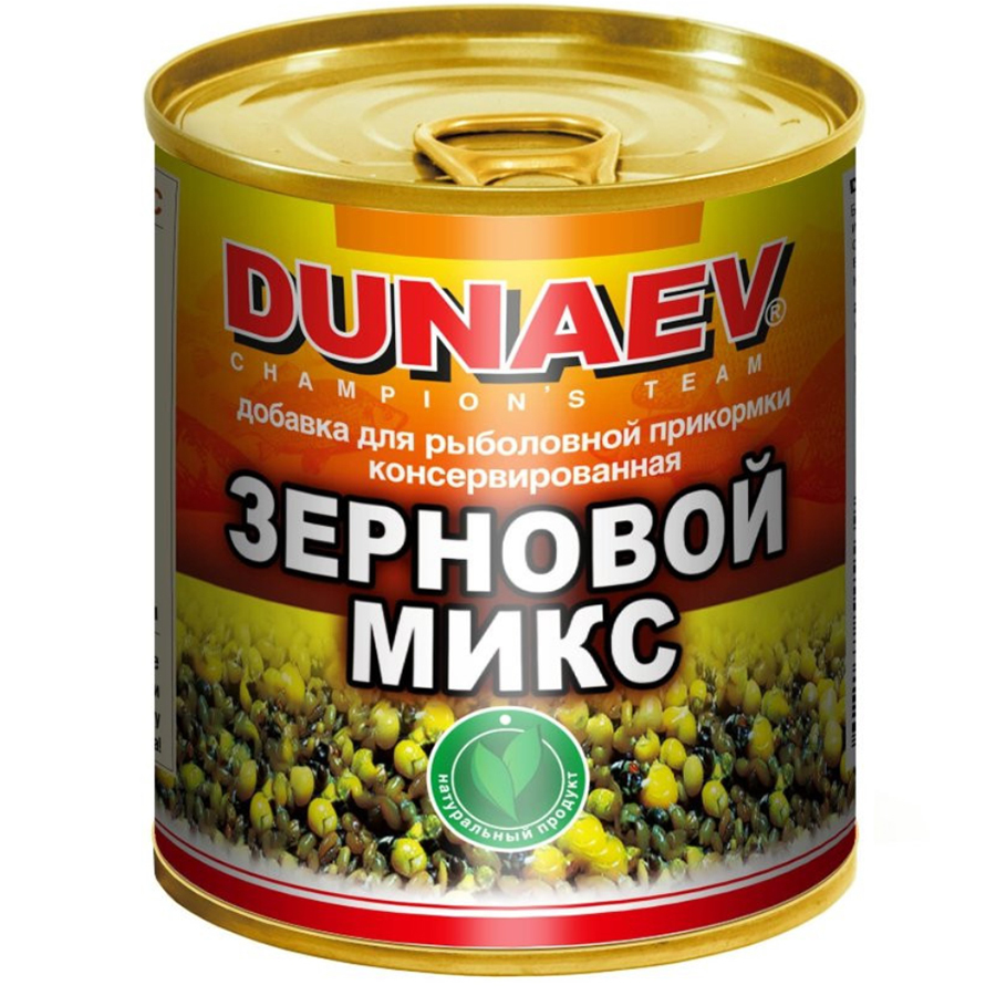 Добавка для прикормки Dunaev металлобанка 320 мл Зерновой микс