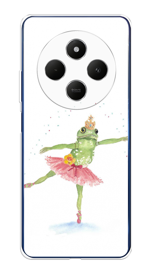 

Чехол на Xiaomi Redmi 14C/Poco C75 4G "Лягушка-балерина", Зеленый, 322950-1