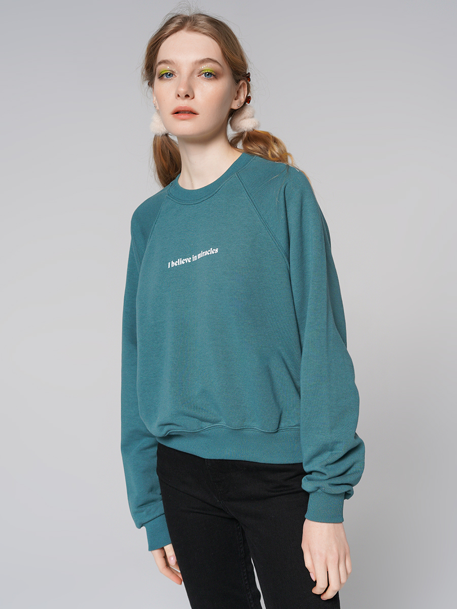 

Свитшот женский ТВОЕ 86913 цв. зеленый р.XL, 86913