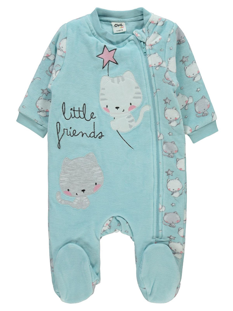 

Комбинезон для сна Civil Baby 49330E554K21 светло-зеленый 6-9 мес (доставка из-за рубежа), 49330E554K21