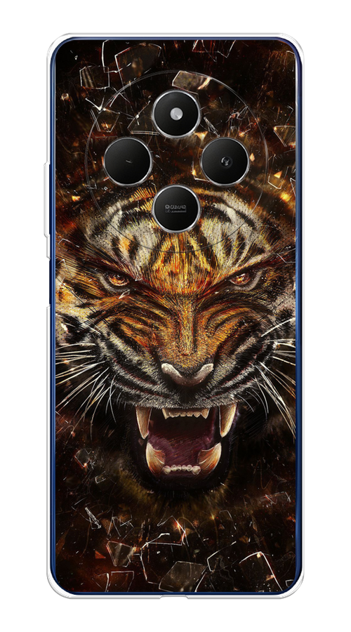 

Чехол на Xiaomi Redmi 14C/Poco C75 4G "Тигр осколки", Оранжевый;серый;черный, 322950-1