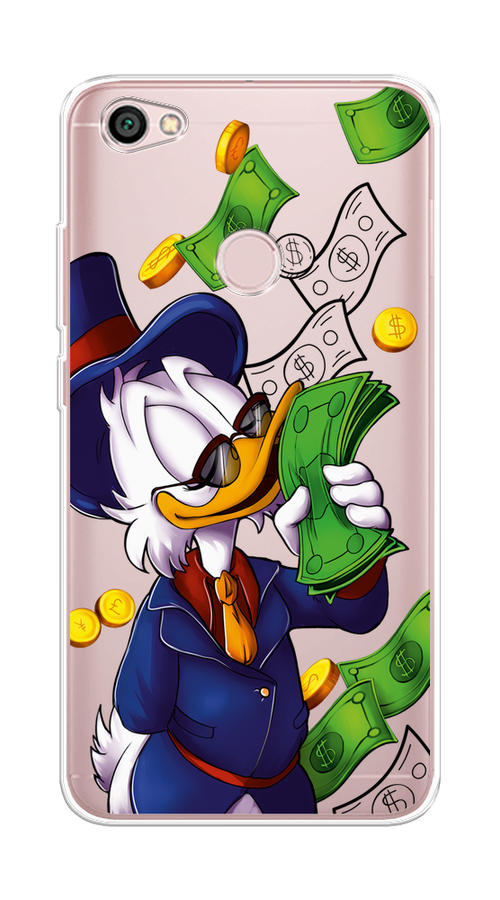 

Чехол на Xiaomi Redmi Note 5A Prime "Scrooge McDuck with Money", Синий;зеленый;белый, 32950-6