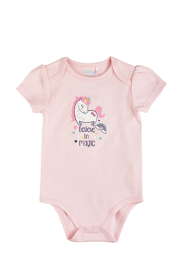

Боди детское Kari baby SS21B06400301 розовый р.92, SS21B06400301