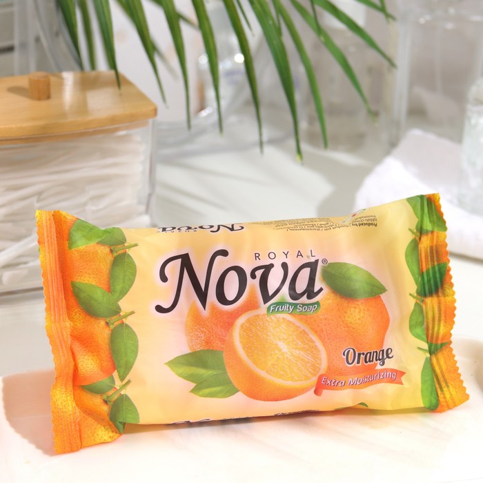 фото Туалетное мыло "nova fruity", апельсин, 150 г royal